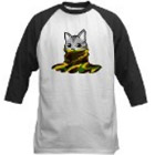Smiley Cat Turtleneck Goods,T-Shirts