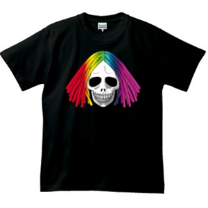 The Skull Smiley(スカルドクロスマイリードレッドヘアスタイル・髪型)グッズ・Tシャツ